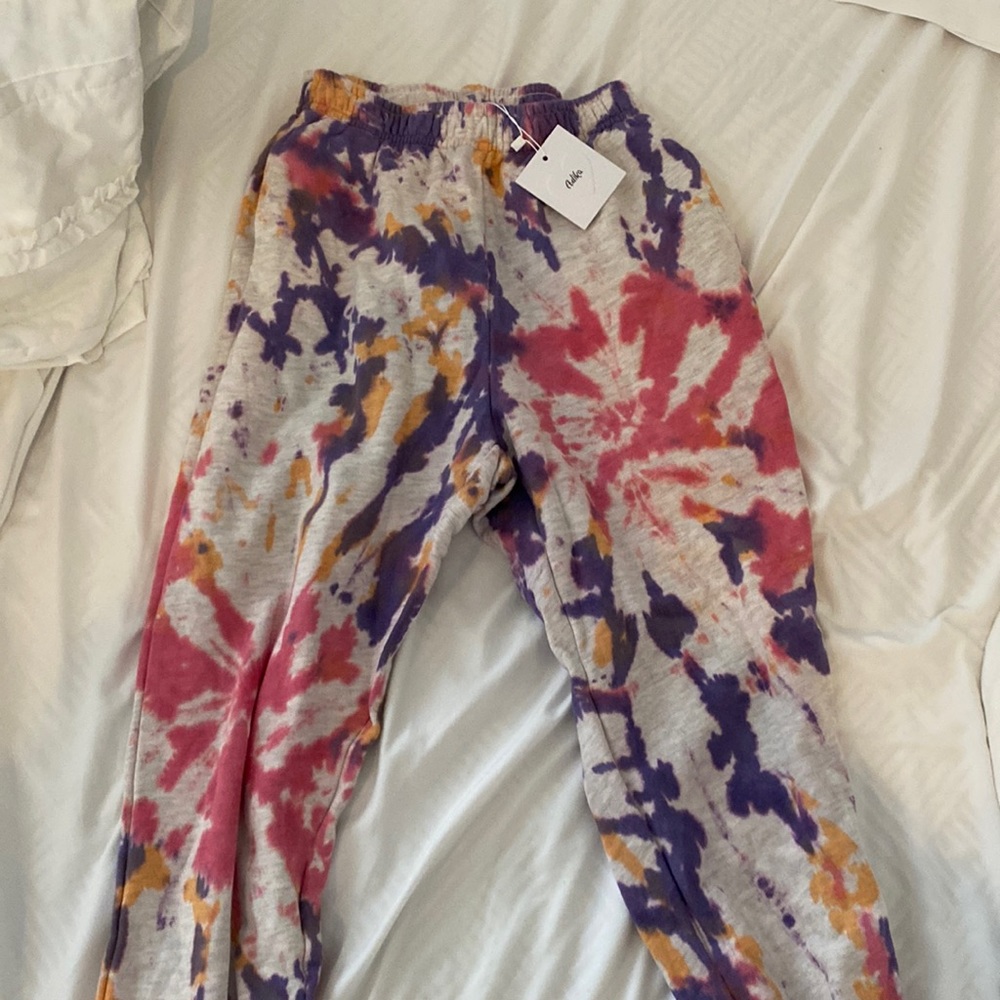 tie dye sweat pants